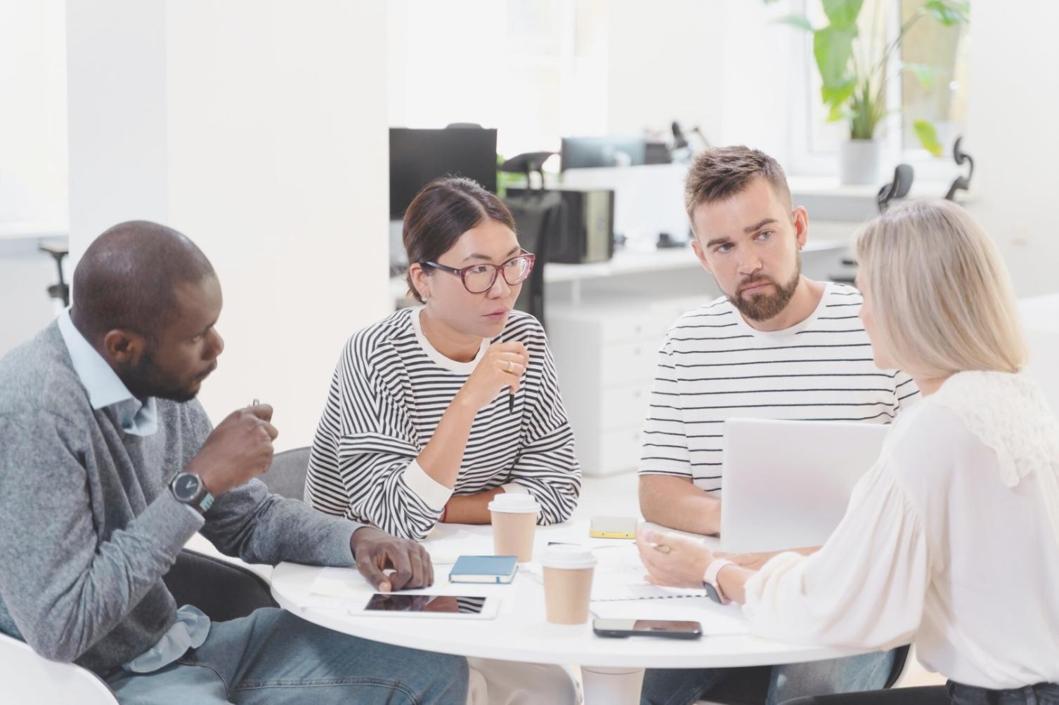 Minimalist workspace with clean budgeting tools